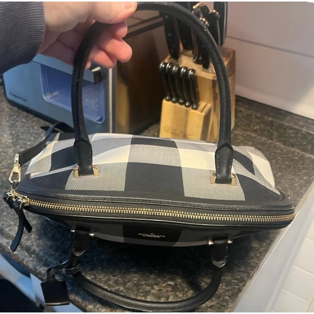 Kate Spade Cameron Street Plaid Margot Buffalo Check Print Bag